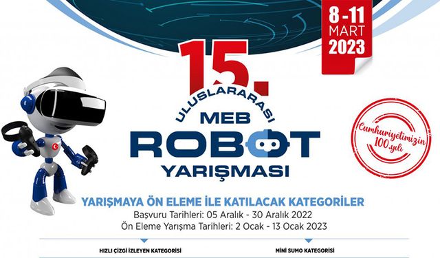 Robot Yarışması "Genç Mucitler"ini bekliyor