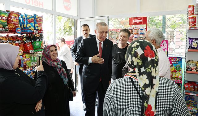 Cumhurbaşkanı Erdoğan'ın Üsküdar'a ziyareti