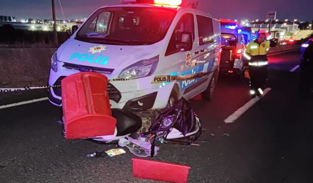 Polisten kaçarken polis aracına çarptı: 1 ölü