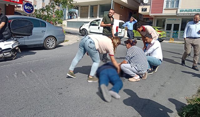 Çerkezköy’de ara sokakta aracın çarptığı yaşlı adam yaralandı