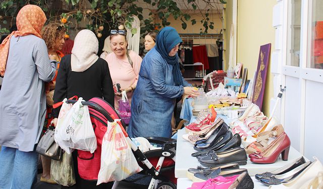 Kermeste el emeği ürünler görücüye çıktı