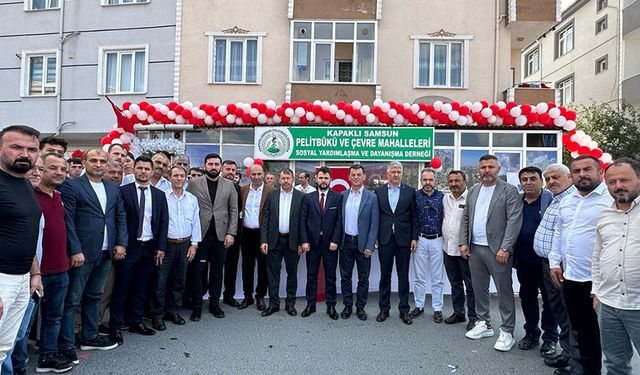 Kapaklı Samsun Pelitbükü Derneği açıldı