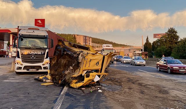 Tıra çarpan tır kazasında 1 tutuklama