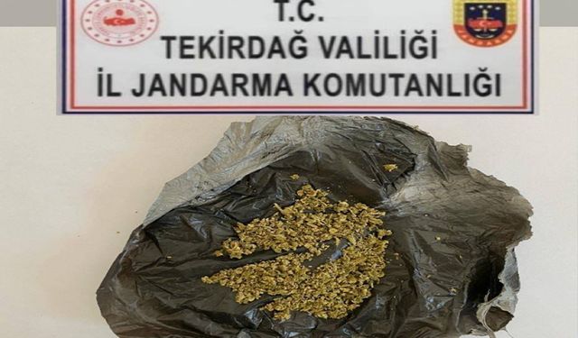 Üzerlerinden esrar çıktı