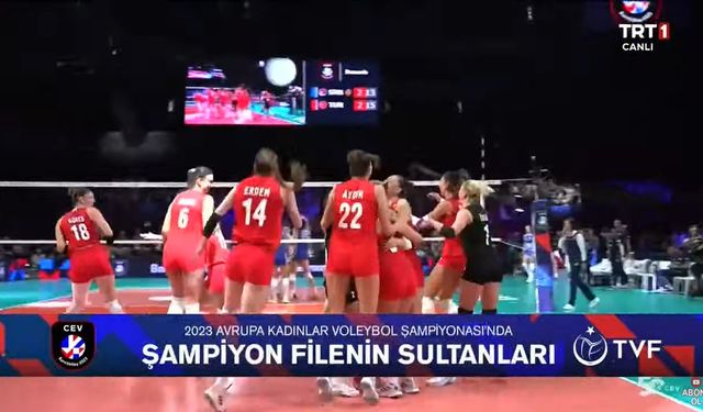 Türkiye Sırbistan voleybol final maçını kim kazandı? Türkiye A Milli Kadın Voleybol Takım Avrupa şampiyonu oldu mu?