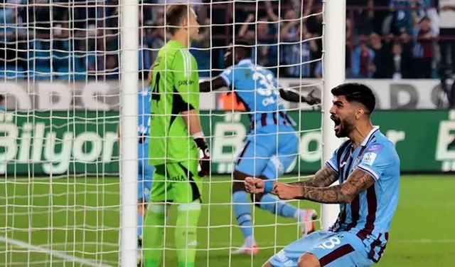 Trabzonspor 3-0 Beşiktaş maç sonucu! Trabzon evinde şov yaptı