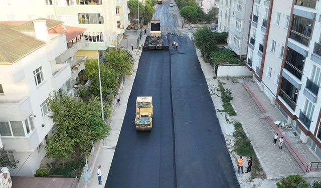 Çerkezköy’de, 1,5 milyon metrekare sıcak asfalt çalışması yapıldı