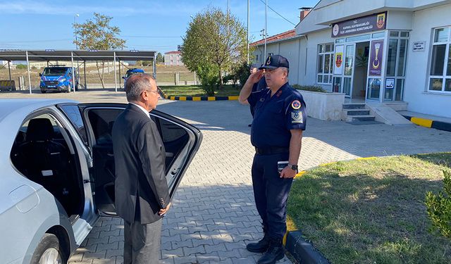 Kaymakam Gürdal’dan jandarmaya ziyaret