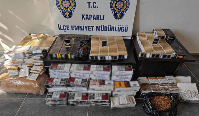 Kapaklı polisinden kaçak ürüne geçit yok