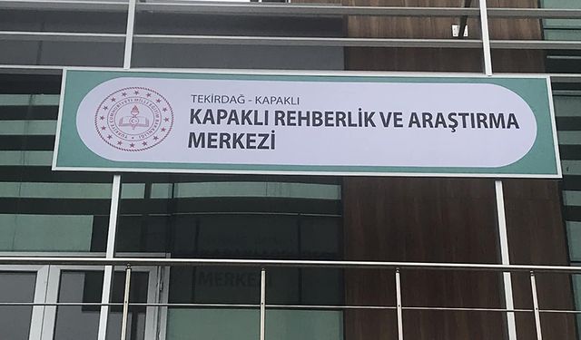 Kapaklı’ya Rehberlik ve Araştırma Merkezi kuruldu