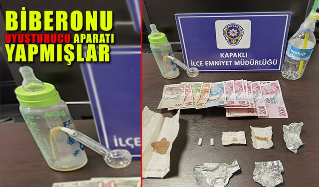 Kapaklı’da evdeki uyuşturucu partisine polis baskını