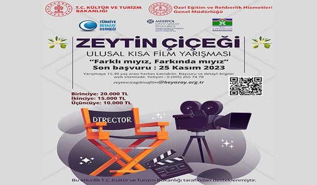 Zeytin Çiçeği Ulusal Kısa Film Yarışması başvuruları başladı