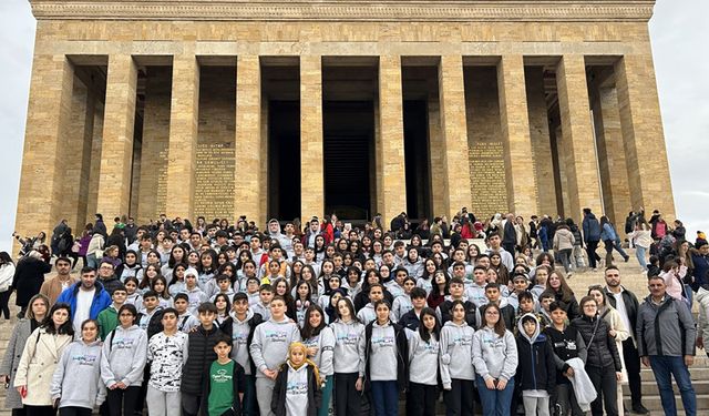 Çerkezköylü öğrenciler Anıtkabir'i ziyaret etti