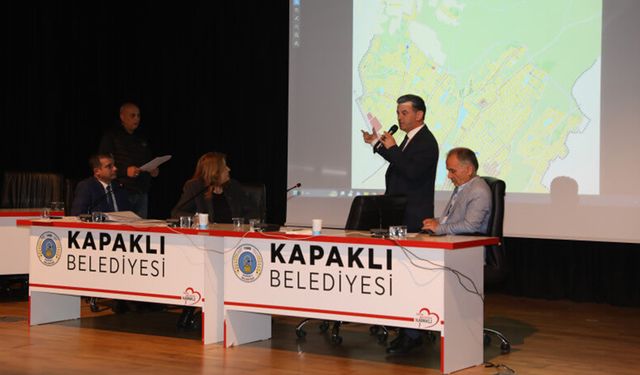 Kapaklı Belediye Meclisi 1. Oturumu yapıldı