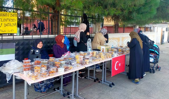 Bahçeli Camisi'nde Gazze’ye destek kermesi