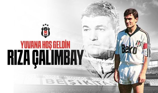 Beşiktaş’ın yeni teknik direktörü Rıza Çalımbay