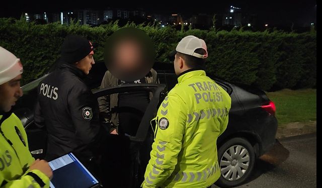 Kaçan sürücü polisi alarma geçirdi