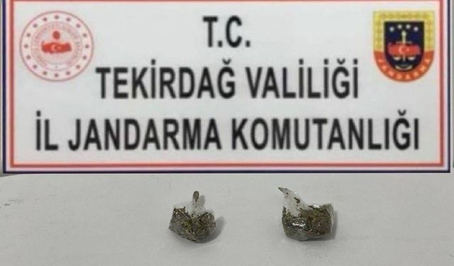 2 kişinin üzerinde uyuşturucu madde ele geçirildi