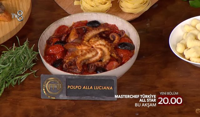 MasterChef Polpo Alla luciana nasıl yapılır? tarifi ve malzemeleri