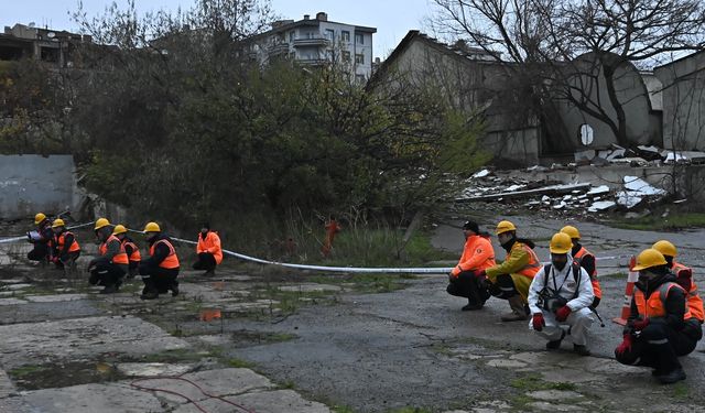 Tekirdağ'da "arama ve kurtarma" tatbikatı gerçekleştirildi