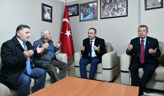 “Şehit ailelerimizin her daim yanındayız”