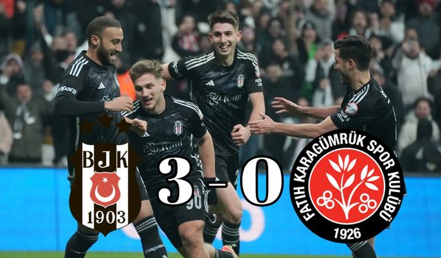 Santos galibiyetle başladı! Beşiktaş: 3-0 : F. Karagümrük