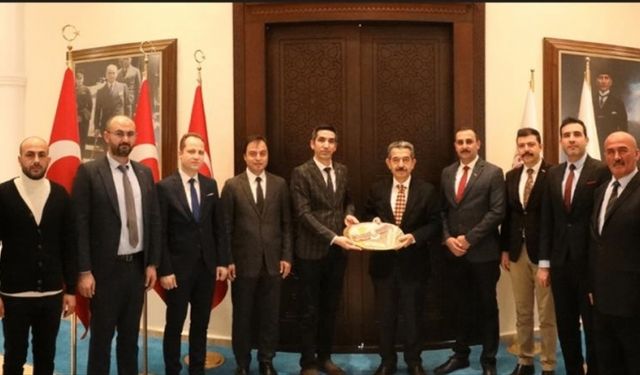 TÜRKAV Kırklareli Şubesi Başkanı Can Demirel, Vali Ekici'yi ziyaret etti
