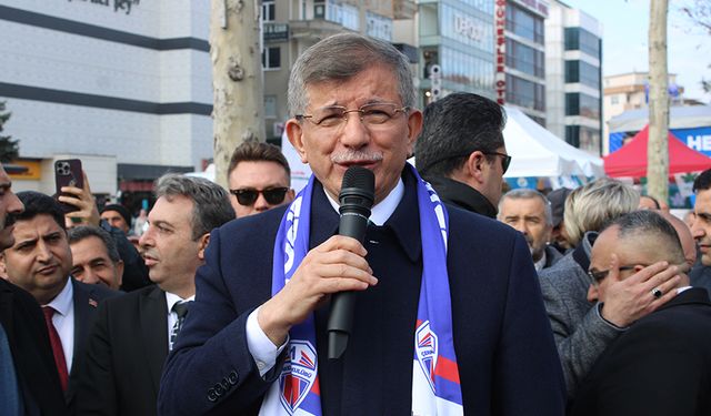 Ahmet Davutoğlu Çerkezköy’de