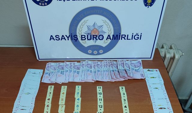 Edirne'de kumar oynayan 6 kişiye para cezası verildi