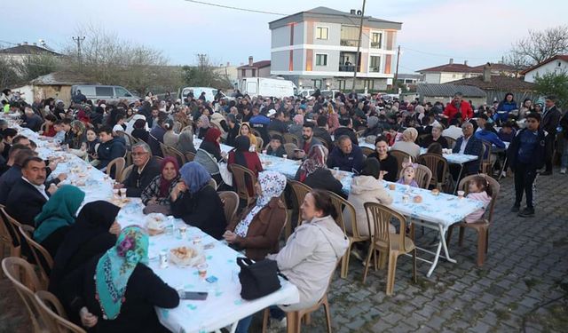 Kapaklı Belediyesi’nin mahalle iftarları tamamlandı