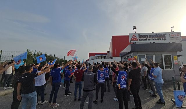 Türk Metal işçilerinden eylem