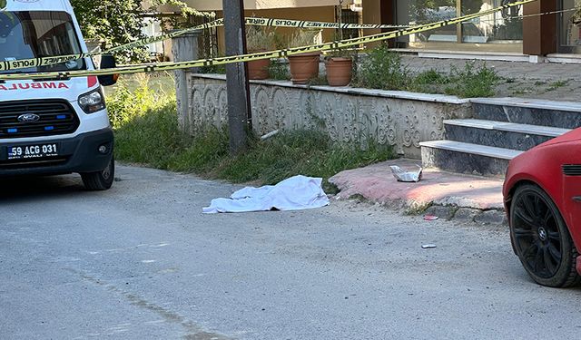 Çerkezköy’de 5'inci kattan düşen kadın öldü