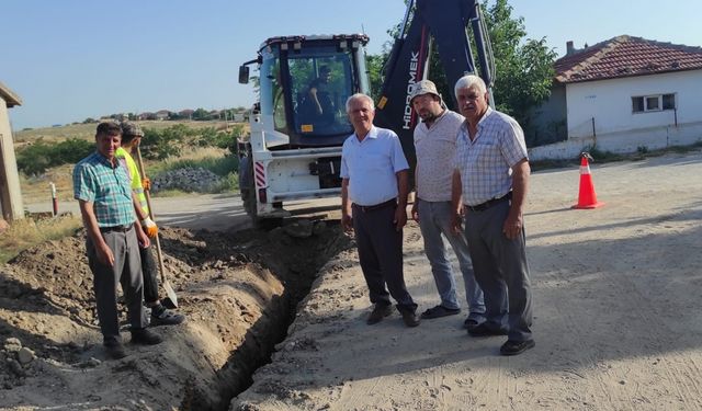 Doğal gaz altyapı çalışmaları devam ediyor