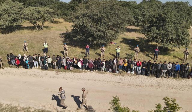 Edirne'de 69 düzensiz göçmen yakalandı