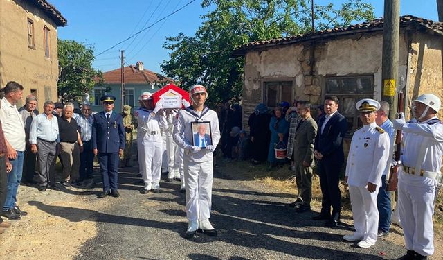 Kıbrıs gazisi Çetin, son yolculuğuna uğurlandı