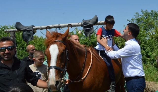 Özel eğitimde hipoterapi eğitimleri tamamlandı