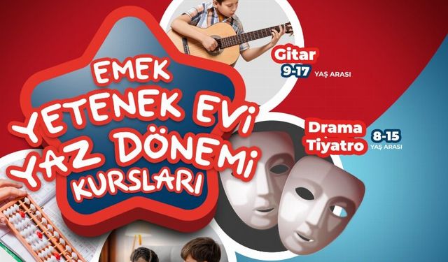 Yaz dönemi kursları başlıyor