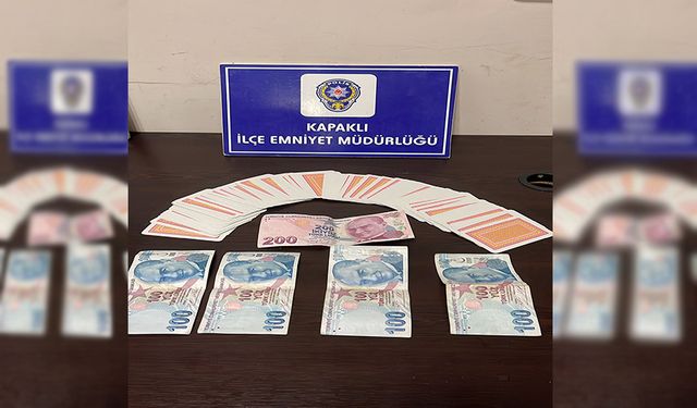 Kumar oynadıklarına pişman oldular: 25 bin TL ceza kesildi