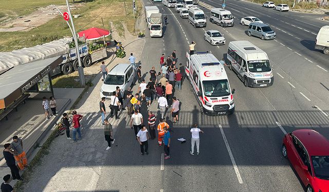 Otomobilin çarptığı bisikletli çocuk yaralandı