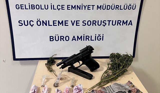 Gelibolu'da uyuşturucu şüphelisi 1 kişi yakalandı