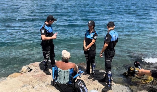 Polis ekipleri boğulma vakalarına karşı vatandaşları bilgilendirdi