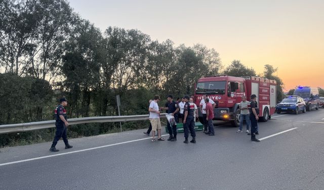 Sakarya'da şarampole yuvarlanan kişi hayatını kaybetti