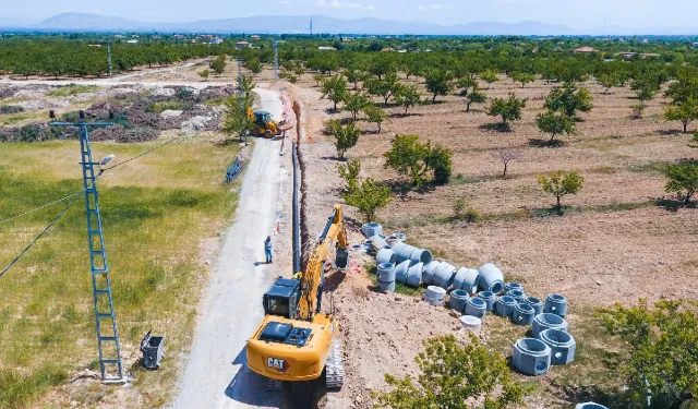 8 bin metrelik kanalizasyon hattı