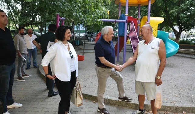 Başkan Özdemir'den parklara yerinde inceleme