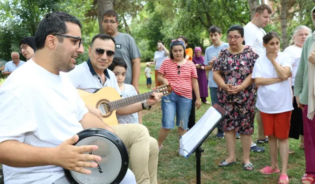 Büyükşehir'den özel bireylere kamp etkinliği