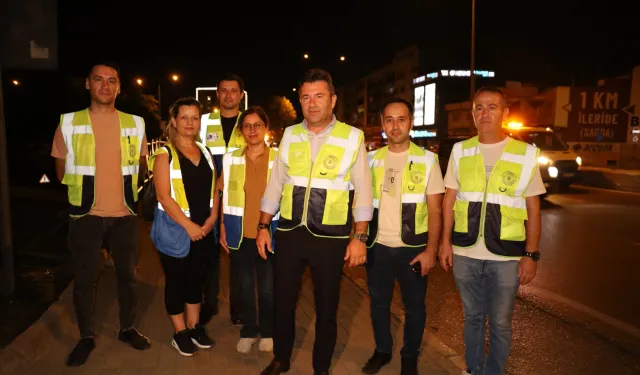 Daha temiz bir Bursa için gece mesaisi