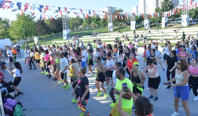 Hem spor yaptılar, hem eğlendiler