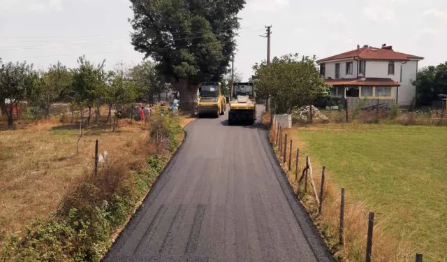 İzmit Yenice köy yolu yeniden yapılıyor