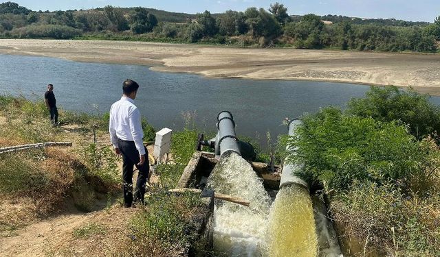 Kaymakam Sevgili Meriç Nehri’ni inceledi