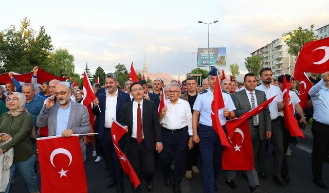 “Kayseri’den haykırılan, hainlere gereken dersi vermenin sesidir”